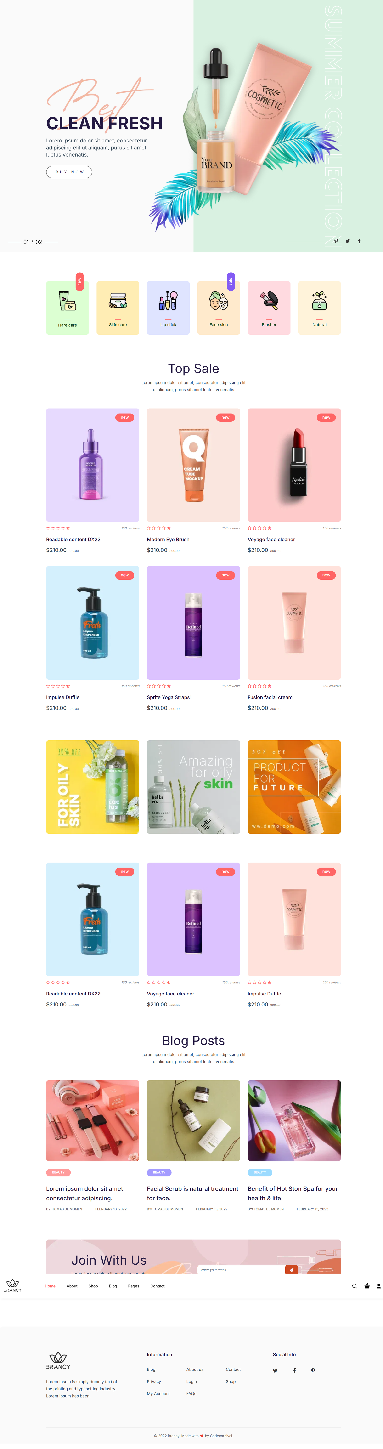 Beauty product project